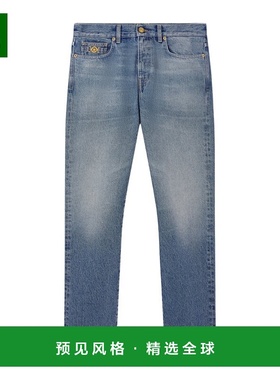 香港直邮Versace 腰带环牛仔裤 10194621A15019