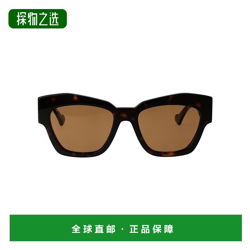 1h可退 香港直邮Gucci 古驰 女士 几何框太阳镜 GG1422S colorful