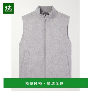 1h可退 香港直邮Zegna 杰尼亚 男士 Elements 拉鍊背心 UET45A8E1