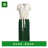 香港直邮Elisabetta Franchi 女士 1h可退 中长连衣裙 green绿色
