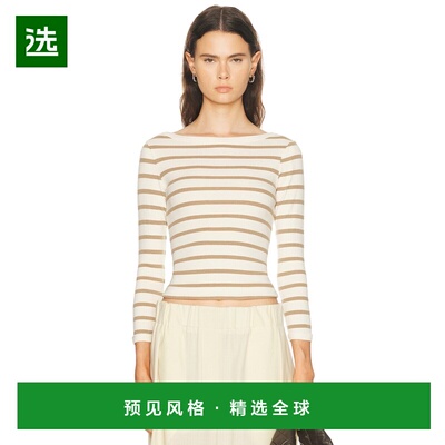 1h可退 香港直邮Citizens Of Humanity 女士 一字领修身T恤 94671