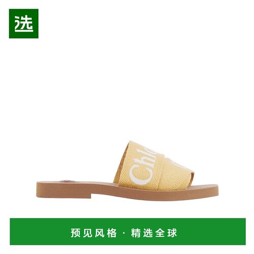 香港直邮Chloe 方头平底拖鞋 C23U188EF