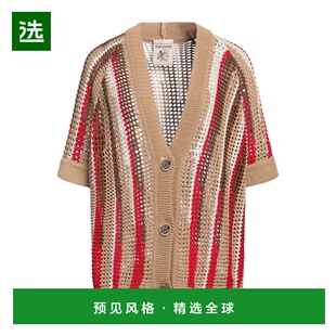 1h可退 香港直邮Semicouture 女士 针织开衫 brown棕色 舒适时尚