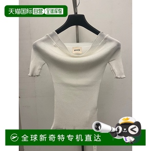 上裝 1小時內(nèi)可退 女士 T恤時尚 歐洲直郵khaite 百搭舒適減齡流行