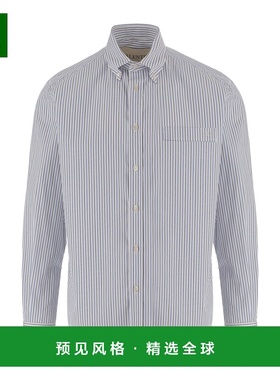 香港直邮VALENTINO 男士衬衫 VABS80B95C1L SS2026 灰色 长袖衬衫