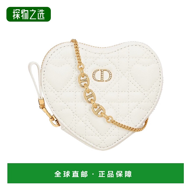 香港直邮Dior Dior Caro 心形链条手拿包 S4210UJNH斜挎包单肩包