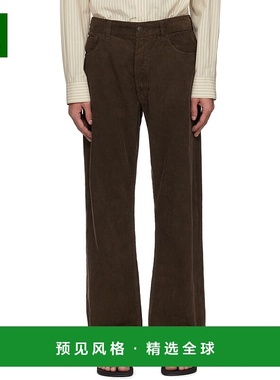 1h可退 香港直邮The Row 男士 棕色 Burt 长裤 921W3724 brown棕