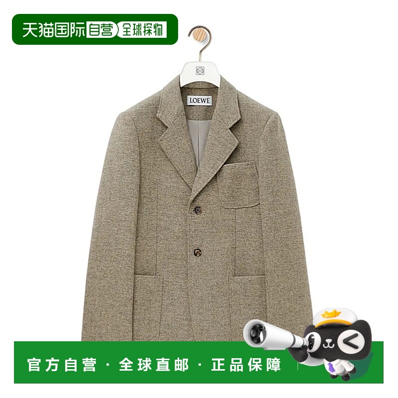 香港直邮Loewe 翻领羊毛西装外套 HSM1Y03W11