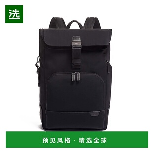 欧洲直邮TUMI途明 HARRISON系列 男女同款黑色尼龙双肩背包双双肩