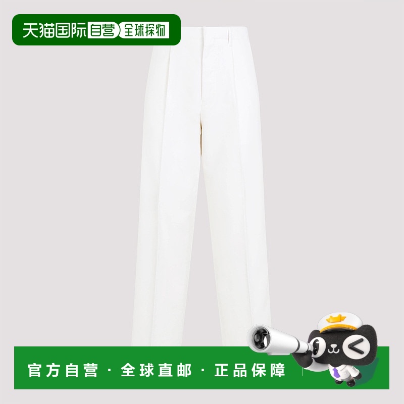 1h可退 香港直邮Zegna 杰尼亚 男士 棉质羊绒长裤 RUEI29A8TP49N0