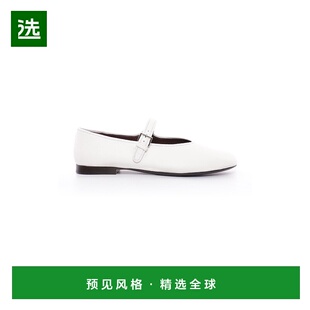 1h可退 香港直邮The Row 女士 Boheme 皮质玛丽珍平底鞋单鞋