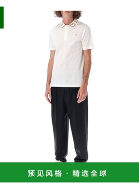 香港直邮Versace 美杜莎图案翻领POLO衫 A874021A04866范思哲短袖