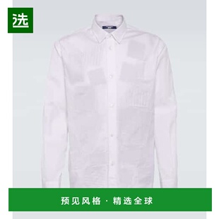 香港直邮Junya Watanabe 渡边淳弥 男士 拼布棉质衬衫