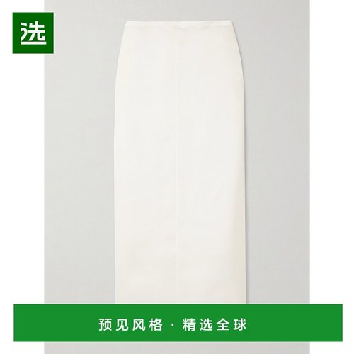 1h可退 香港直邮KHAITE 女士 Lalisa 丝质欧根纱长款半身裙 41643