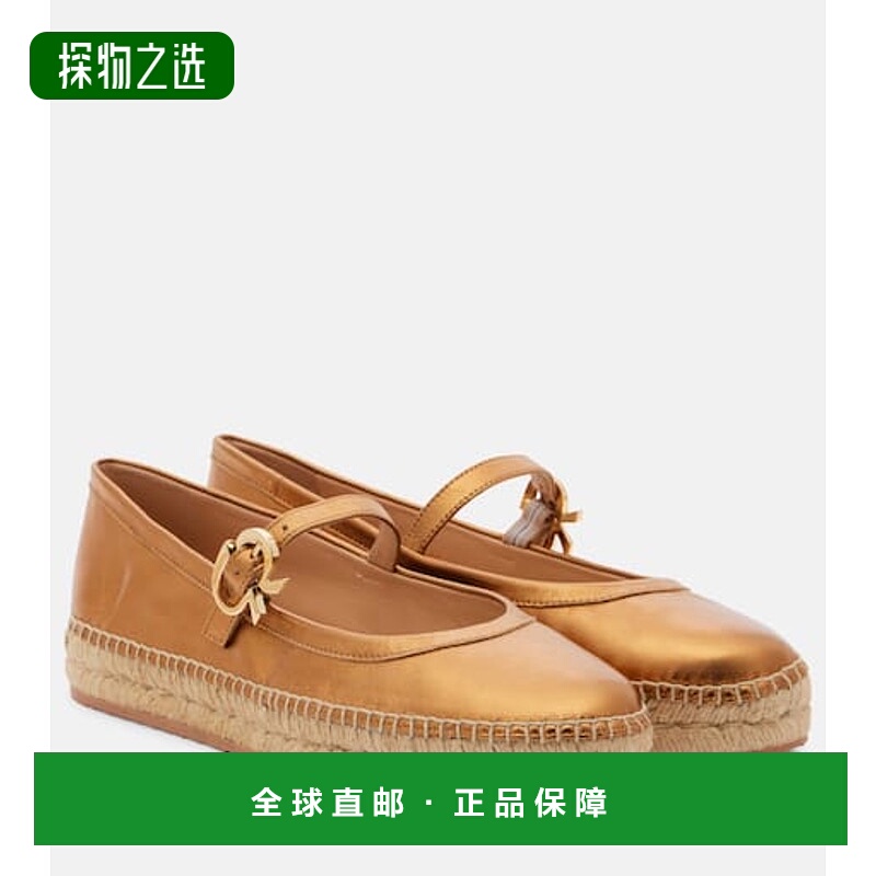 1h可退 香港直邮Gianvito Rossi 吉安维托·罗西 女士 Elda 金属