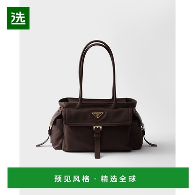 欧洲直邮PRADA (2025) Prada Explore 纳帕皮革托特包单肩包