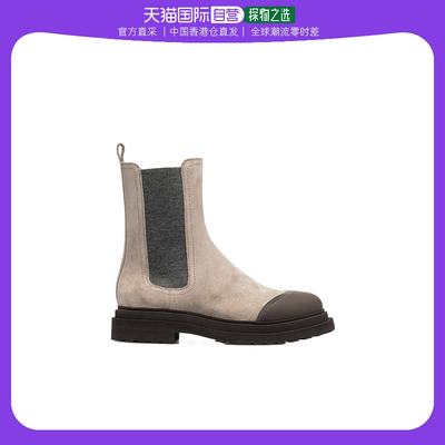 香港直邮Brunello Cucinelli 圆头短筒靴 MZSFG2510P