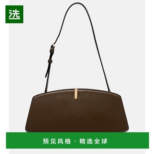 1h可退 香港直邮SAVETTE 女士 佛罗伦萨皮革肩包 green绿色 舒适