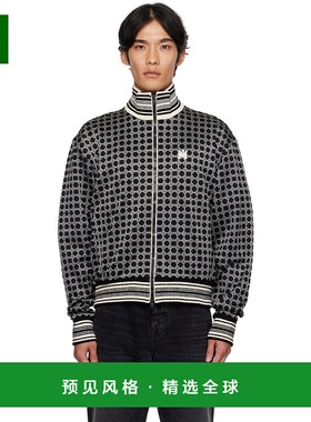 1h可退 香港直邮AMIRI 男士 黑色 & 白色 MA Quad 运动夹克 AMOUT