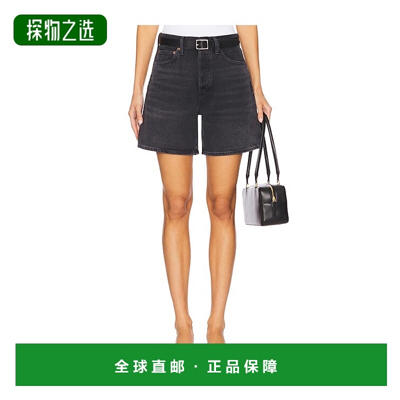 1h可退 香港直邮AGOLDE 女士 Dame 高腰宽松短裤 A2211157
