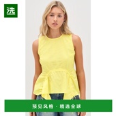 棉府绸背心上衣 1h可退 yellow黄 女士 Camden 香港直邮SEA 海洋