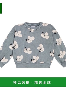 香港直邮bobo choses 男童 印花棉质卫衣童装 grey灰色 舒适时尚