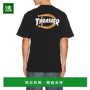 1h可退 香港直邮Dickies 迪凯斯 男士 x Thrasher 印花T恤 A88IUB