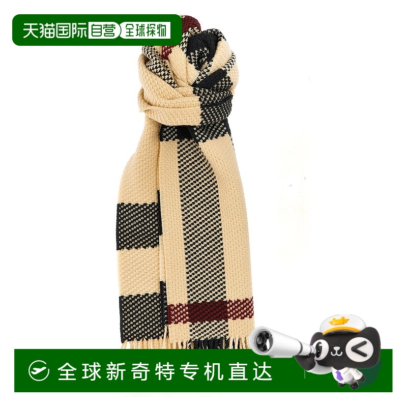 1小时内可退 欧洲直邮burberry 女士 围巾披肩羊毛博柏利
