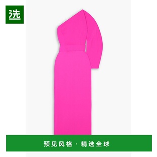 1h可退 香港直邮SOLACE LONDON 女士 Zaya 单袖束带绉纱礼服 OS38