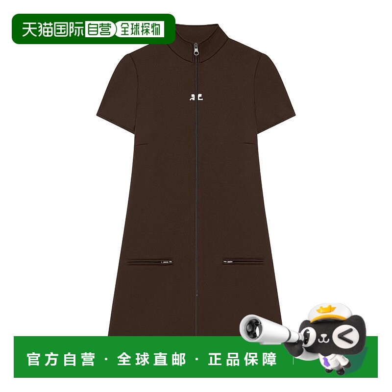 香港直邮Courreges 短袖连衣裙 325JR0686JS0250