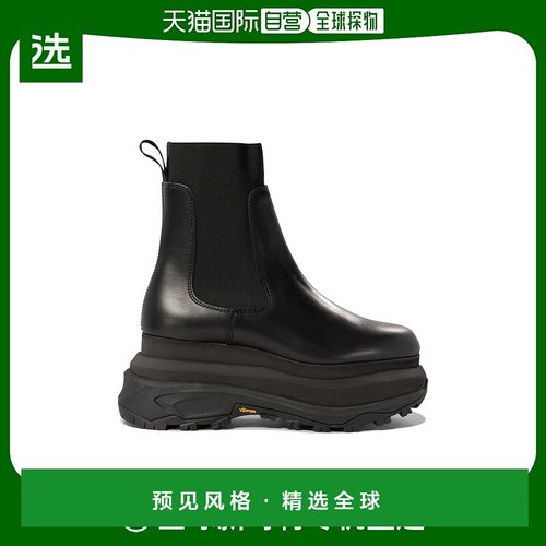 1h可退 欧洲直邮SACAI 女士靴子SCW258001高跟厚底鞋女靴