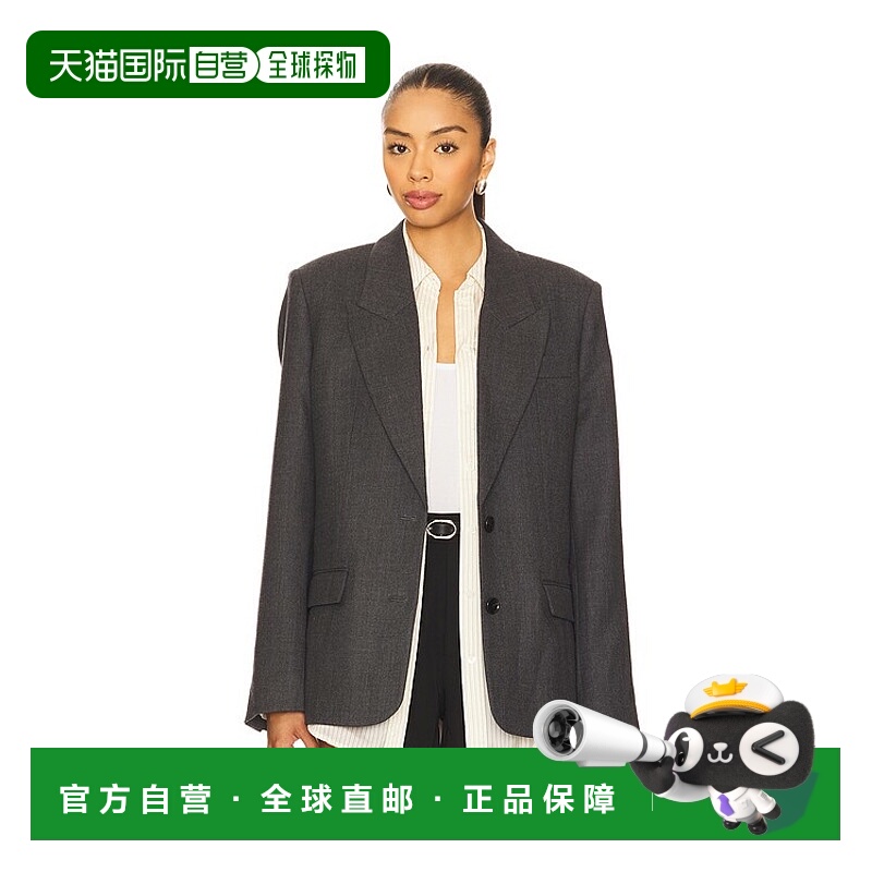 1h可退 香港直邮ANINE BING 女士 Ross 单排扣西装外套 A0111467