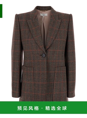 香港直邮Chloe 蔻依 女士 刺绣羊毛西装外套 CH25AVE53097针织