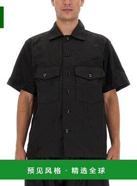 1h可退 香港直邮Needles 男士 合体款衬衫 MR232BBLACK black黑色