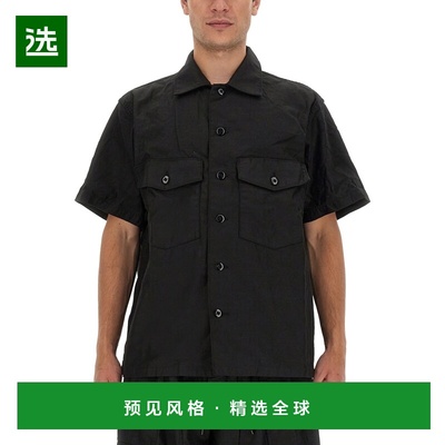 1h可退 香港直邮Needles 男士 合体款衬衫 MR232BBLACK black黑色