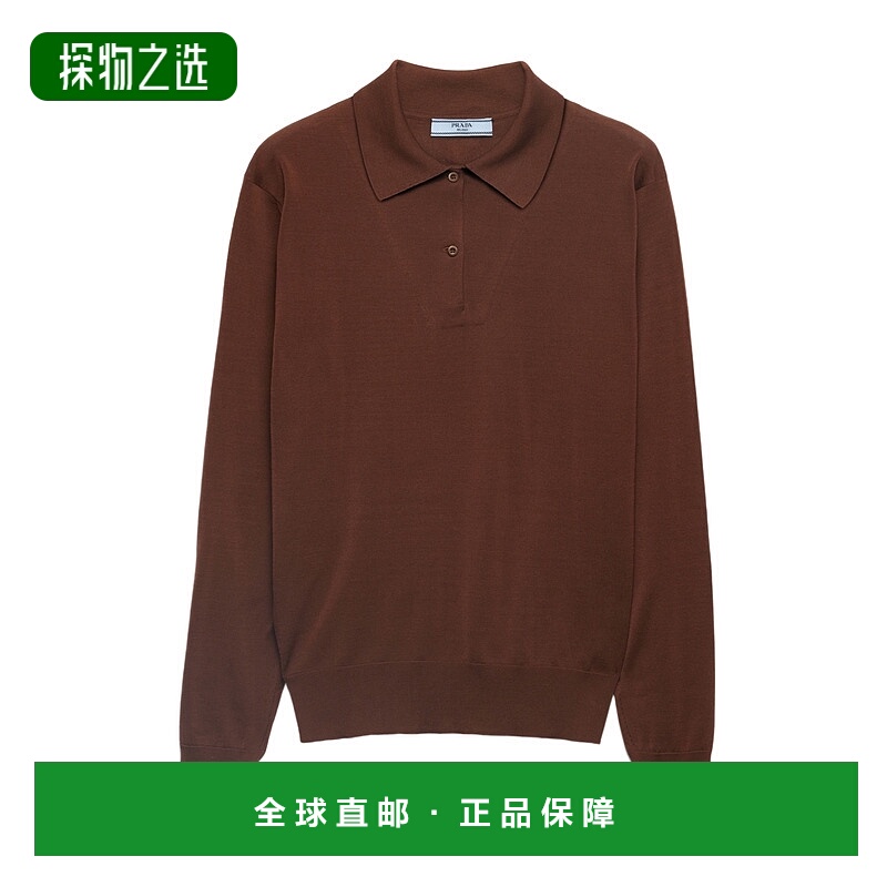 香港直邮Prada 长袖POLO衫 P24R2I162ZSOOO针织