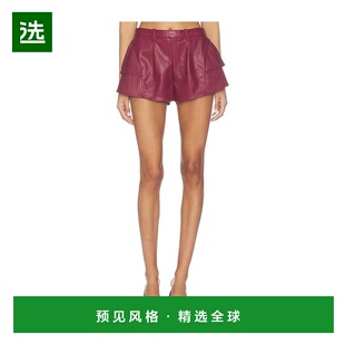 1h可退 香港直邮Free People 自由人 女士 x Dust 星星仿皮短裤 O