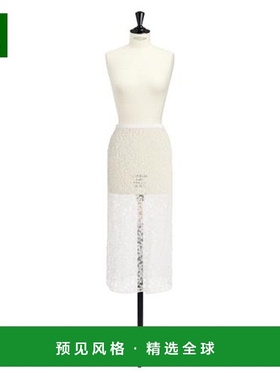 香港直邮Dior Millefiori Guipure 半身裙 611J12A8564a字裙