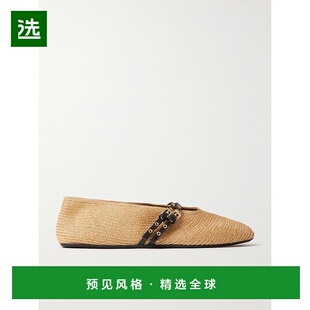 AA3A058TK036单鞋 香港直邮1h可退 纸草芭蕾平底鞋 女士 AlaÏa