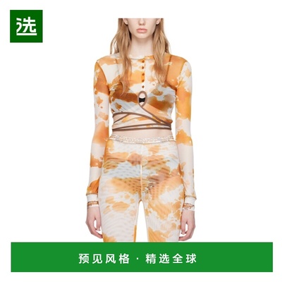 香港直邮OTTOLINGER 女士衬衫 101015SPECIALPRINTBROWN
