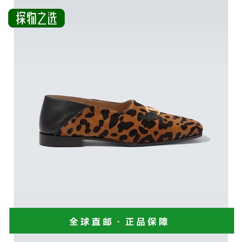 香港直邮valentino 华伦天奴 男士 Babouche Fauve Éclat 小牛毛