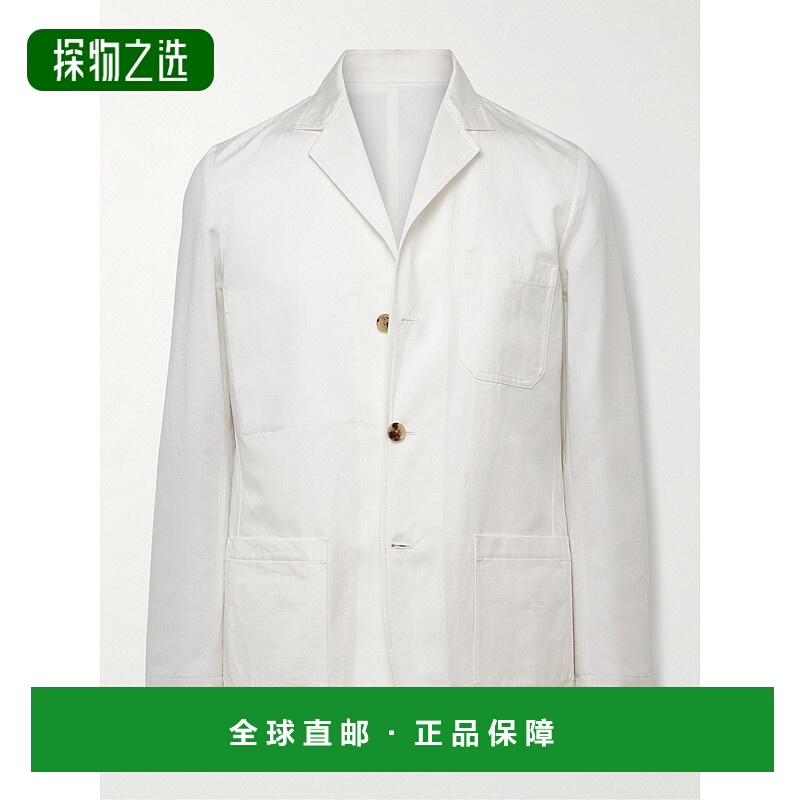 香港直邮Paul Smith 保罗·史密斯 男士 无结构亚麻西装外套 M1R2
