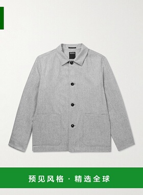 香港直邮zegna 杰尼亚 男士 Chore 拉绒羊毛夹克 1DHAQ0854C0