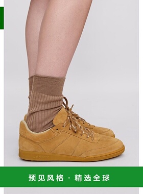 欧洲直邮APC 男女通用沙黄色绒面革运动鞋