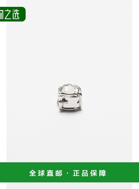 自营欧洲直邮Acne Studios  SS24女士黄铜银色戒指装饰配饰