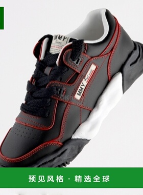 韩国直邮MIHARA YASUHIRO A11FW709 黑色 运动鞋牛皮厚底