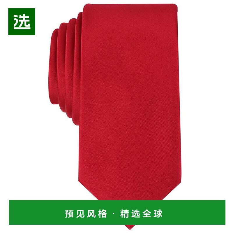 1h可退 【美国直邮】Perry Ellis|男士缎面纯色领带