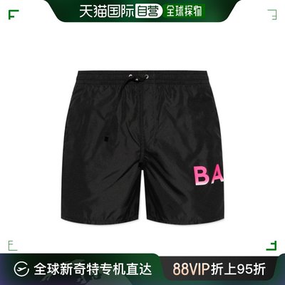 香港直邮Balmain 松紧抽绳泳裤 BWB641210