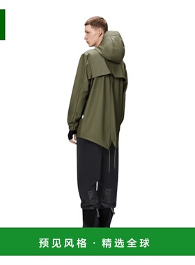1h可退 香港直邮RAINS 男士户外冲锋衣 18010RA134 AW2025 军绿色