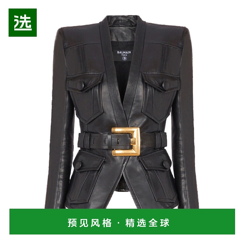 香港直邮Balmain 长袖休闲夹克 FF1SI630LD63